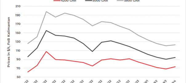 Indonesian thermal coal prices pick up on rising demand from Asian countries